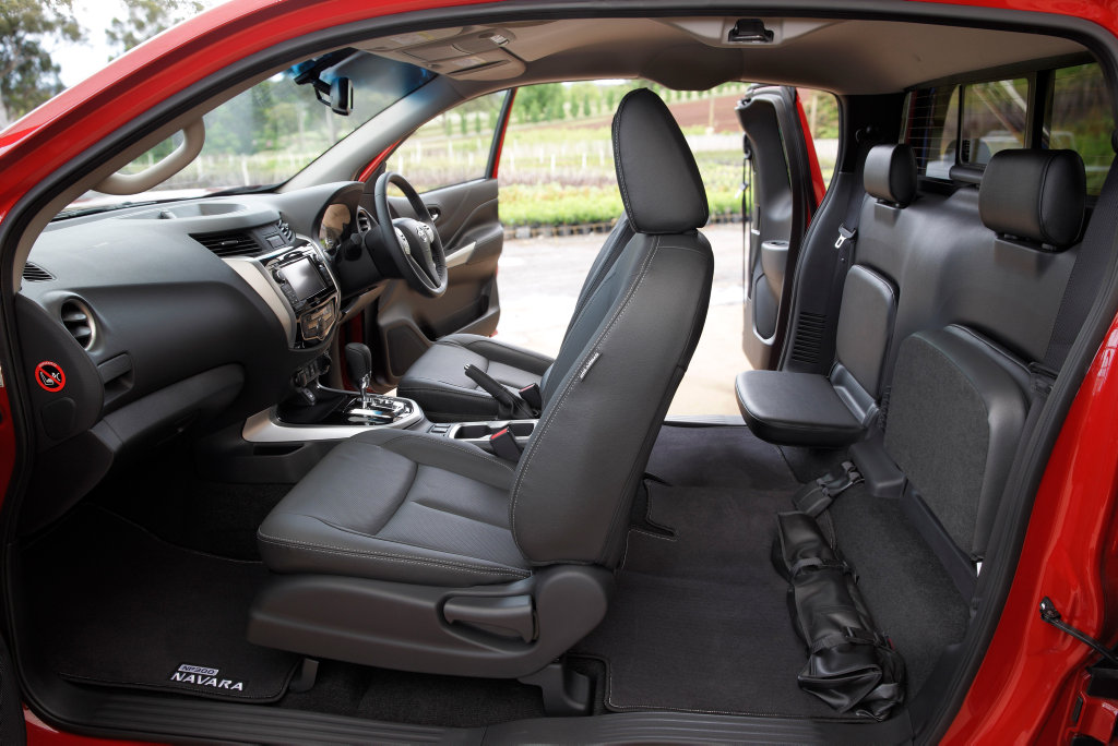 The Nissan Navara King Cab ute in $48,990 ST-X spec. The Nissan Navara King Cab ute in $48,990 ST-X spec.